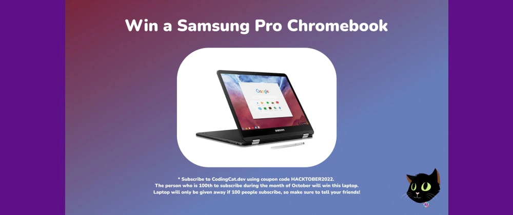 Cover image for Hacktober 2022 Laptop Giveaway