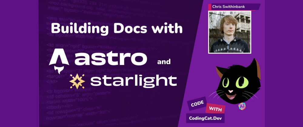 Cover image for Building docs with Starlight and Astro