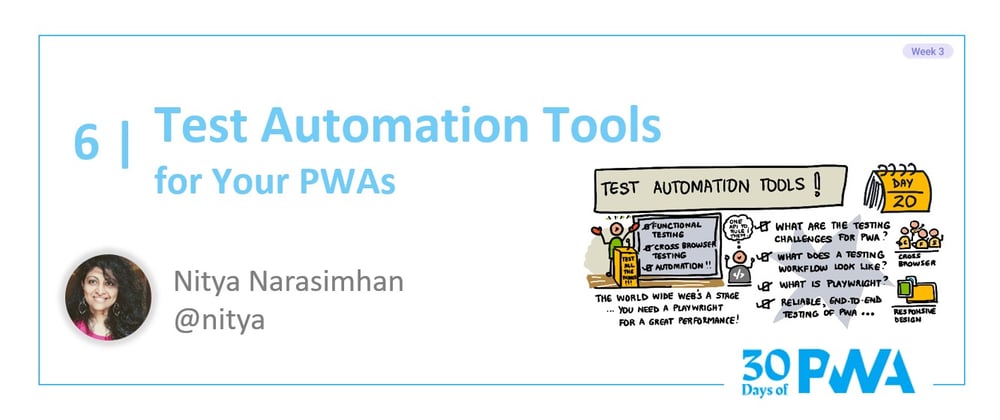 Cover image for #20 - Tools: Test Automation for PWA