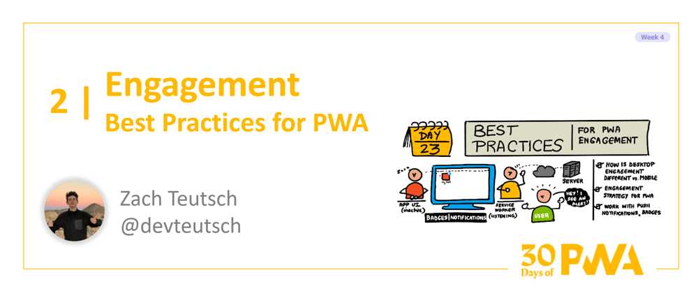 Cover image for #23 - Best Practices for PWA: Engagement