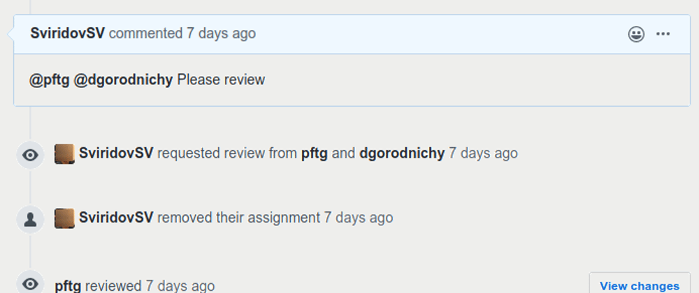 Prepare the Pull Request before asking to Review