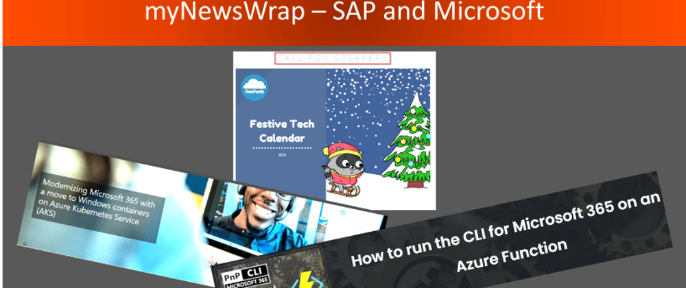 Cover image for Episode 98: myNewsWrap – SAP and Microsoft