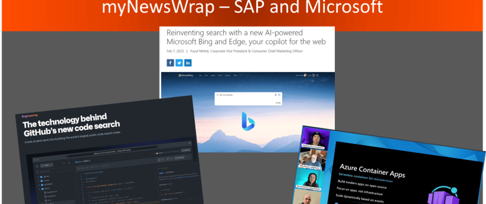 Cover image for Episode 121: myNewsWrap – SAP and Microsoft