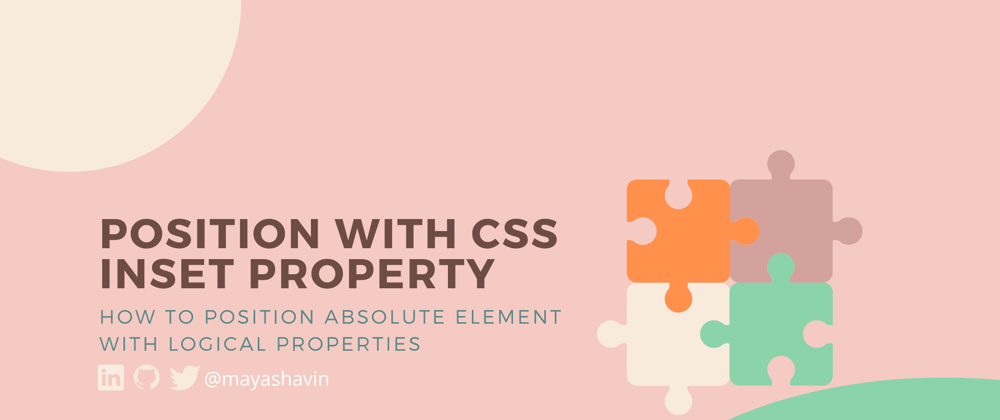 Cover image for Position your element with CSS inset logical property