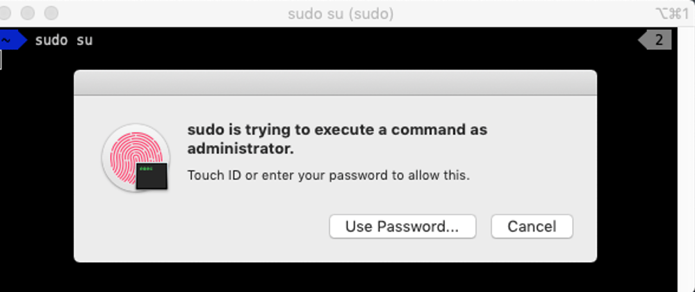 Cover image for How to use MacOS's Touch ID on Terminal