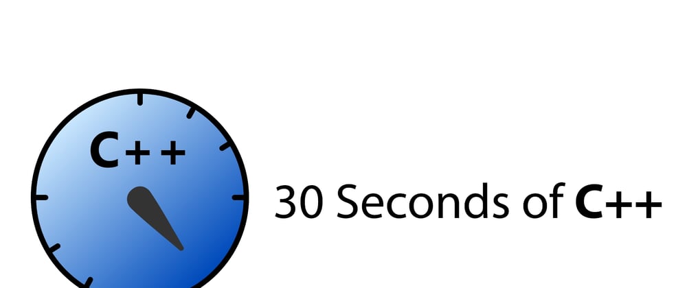 Cover image for 30 Seconds of C++