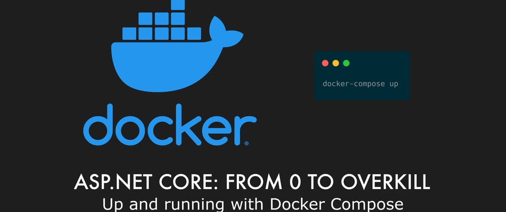 Cover image for Episode 027 - Up and running with Docker Compose - ASP.NET Core: From 0 to overkill