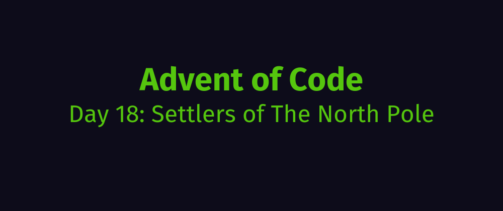 Cover image for AoC Day 18: Settlers of The North Pole