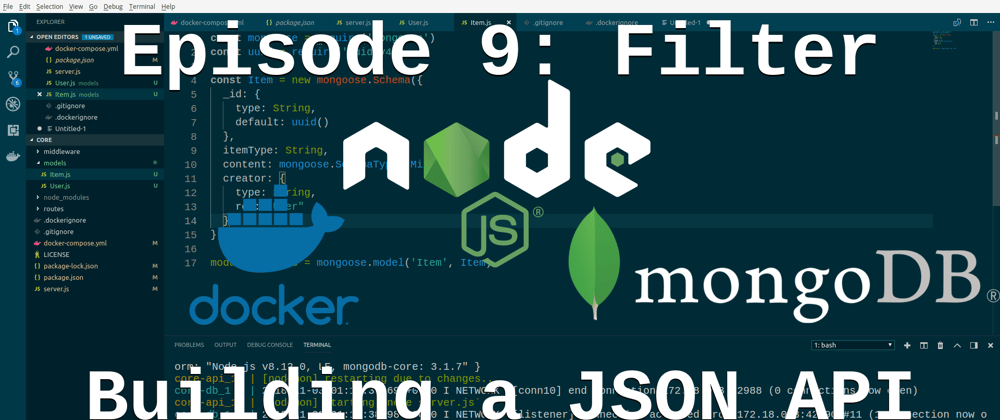 Cover image for Episode 9: Building a JSON API - Filter/search