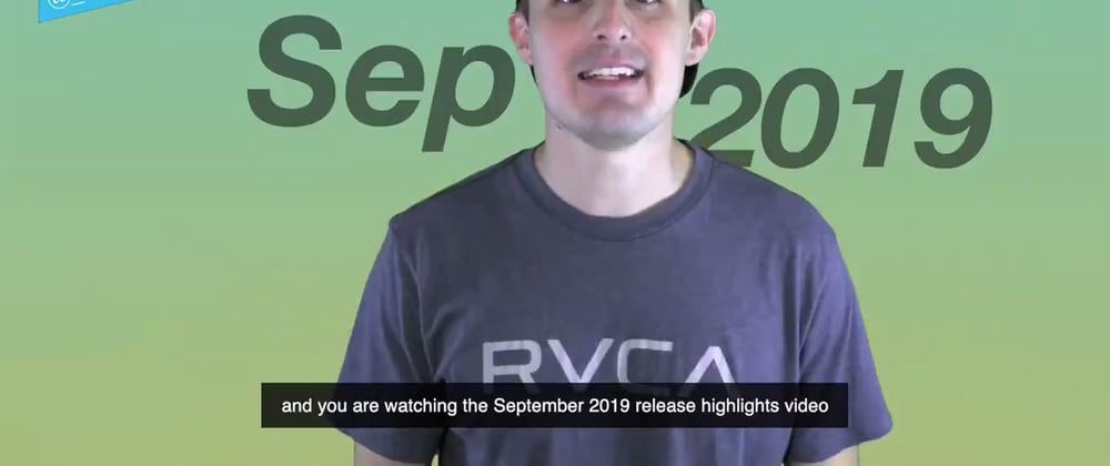 Cover image for VS Code September 2019 Release Highlights Video