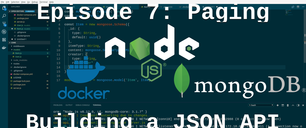 Cover image for Episode 7: Building a JSON API - Paging