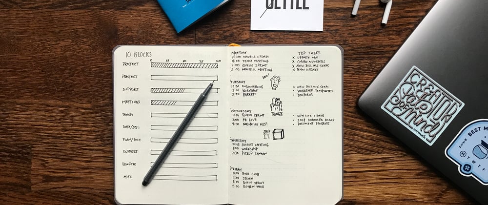 Cover image for Weekly Goals: Week of 7/28/19