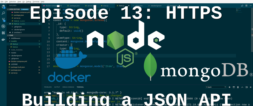 Cover image for Episode 13: Building a JSON API - Quickly Adding HTTPS