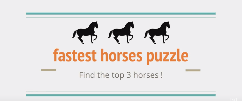 Cover image for Can you solve the fastest horse 🐴 algorithm problem?