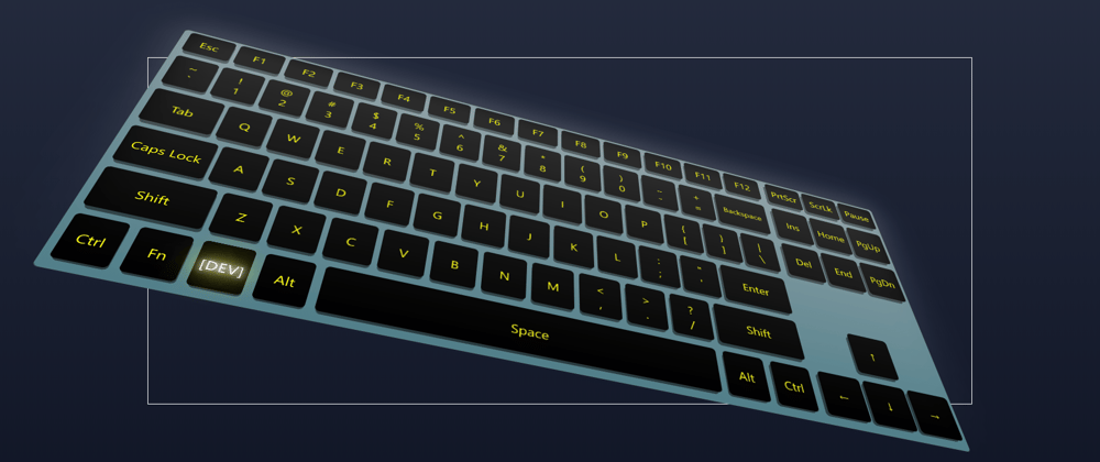 Cover image for The 3D keyboard made with CSS and JavaScript