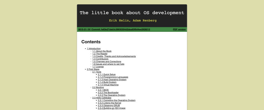 Cover image for Dive Deep into OS Development with "The Little Book About OS Development"