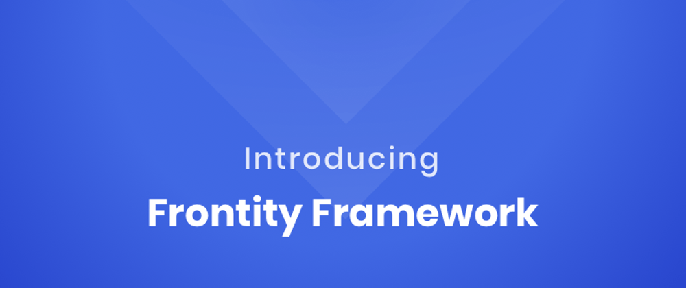 Cover image for Frontity, a React framework to create WordPress sites