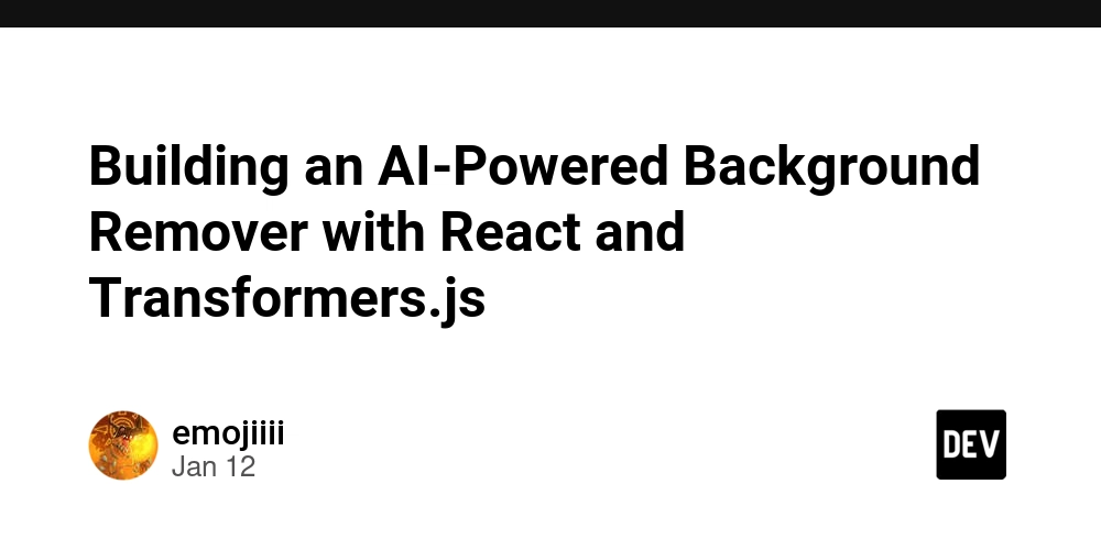 Building an AI-Powered Background Remover with React and Transformers.js