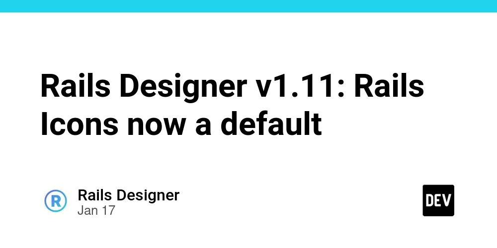 Rails Designer v1.11: Rails Icons now a default