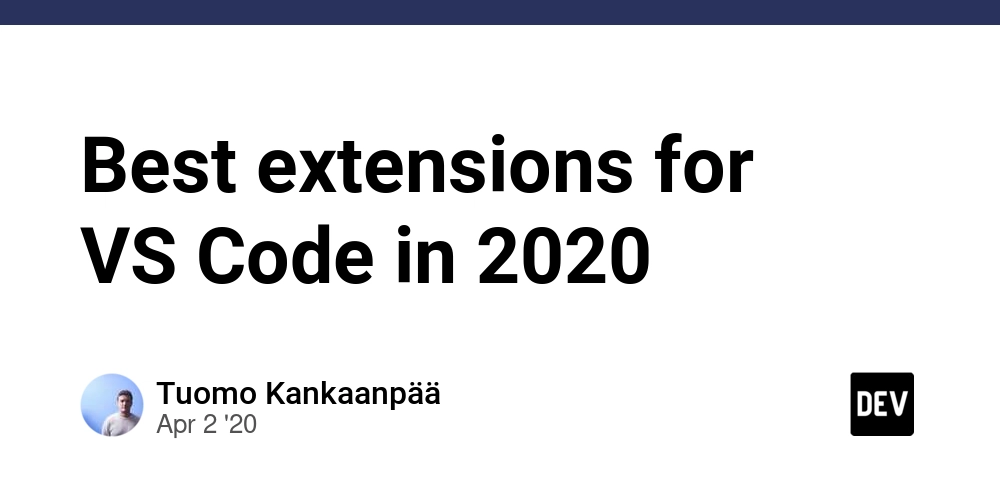 Best Extensions For Vs Code