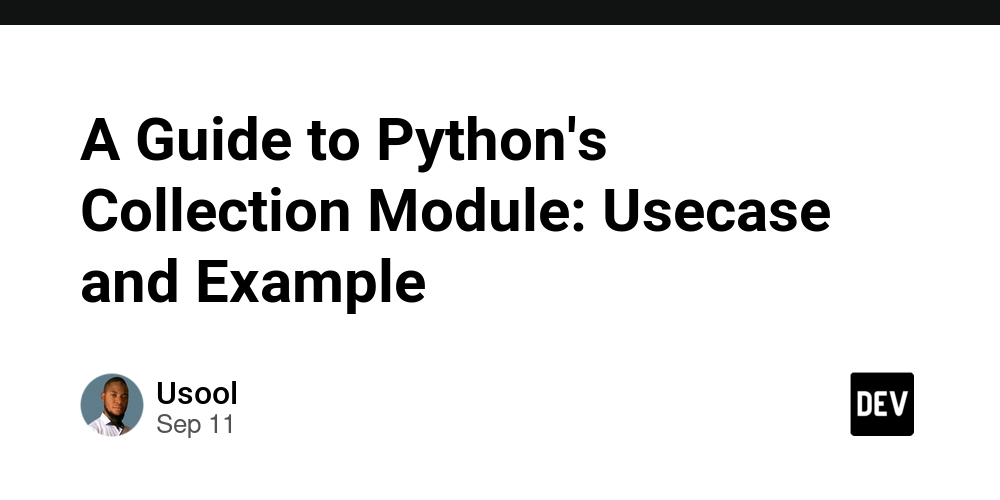 Collection module in python 3 online