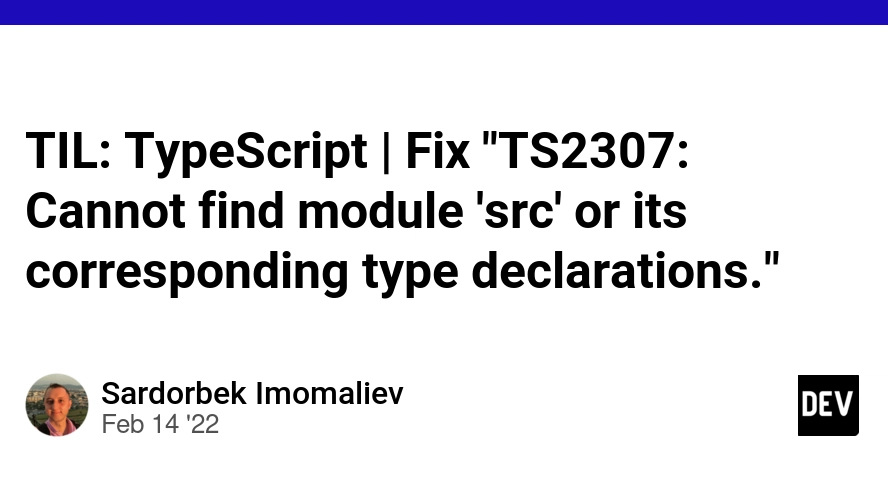 TIL: TypeScript | Fix TIL: TypeScript | Fix