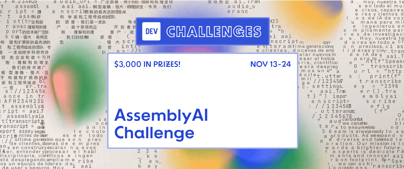 AssemblyAI Challenge