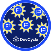 DevCycle Feature Flag Challenge Completion Badge