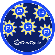 DevCycle Feature Flag Challenge Completion Badge badge