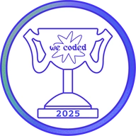 2025 WeCoded Challenge Winner Badge badge