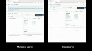 Manticore vs Elastic with Kibana