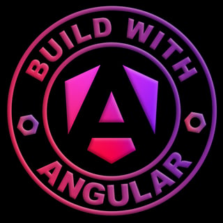 Build with Angular logo