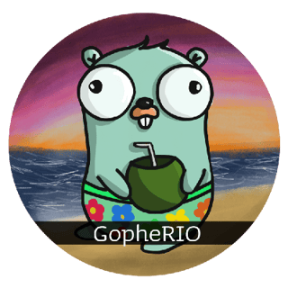 GopheRio Meetup logo