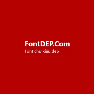 Chữ kiểu đẹp FontDep profile picture