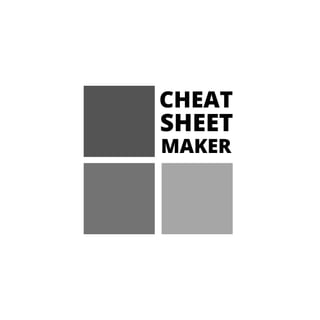 cheatsheetmaker profile picture