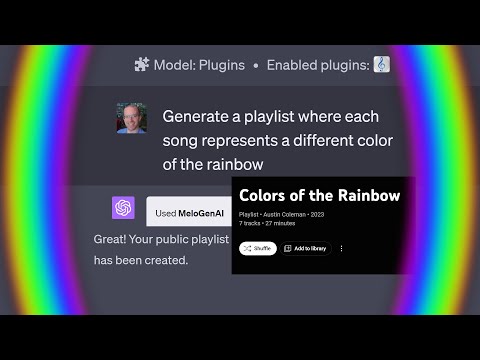 MeloGenAI Rainbow Playlist