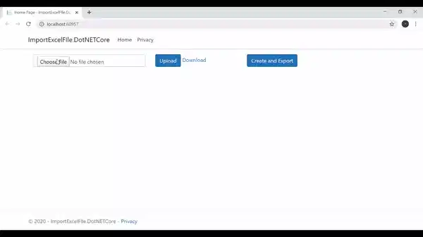 Application output screenshot