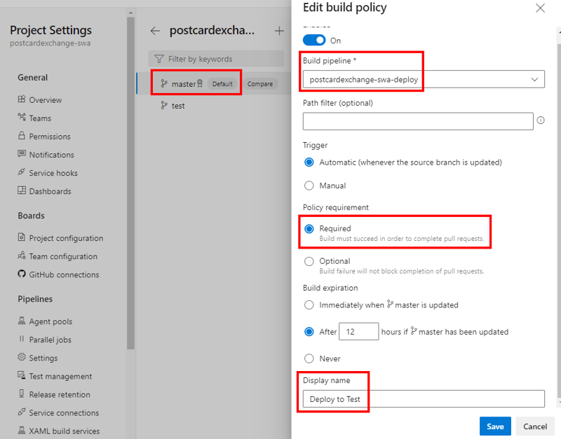 defining branch policy