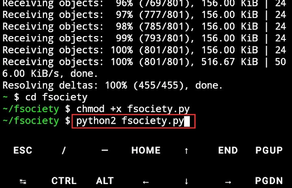 How to Install and Use FSociety in Termux