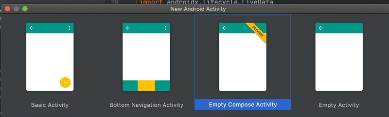 Empty Compose Activity