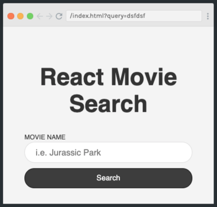 Our first React app with styles added