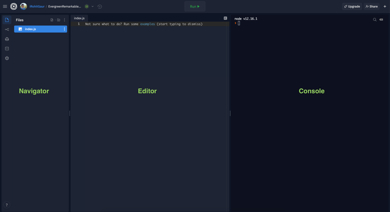 REPL interface