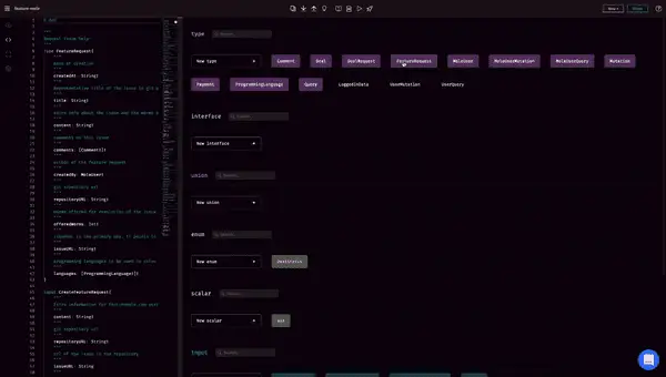 New features of GraphQL Editor gif