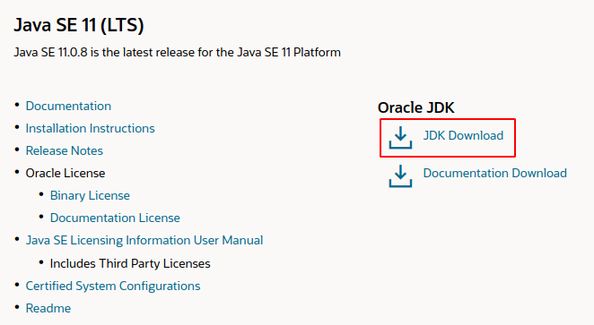 Oracle JDK Download Page