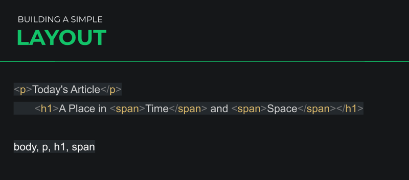 Intro to building a simple layout