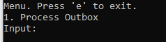 process outbox