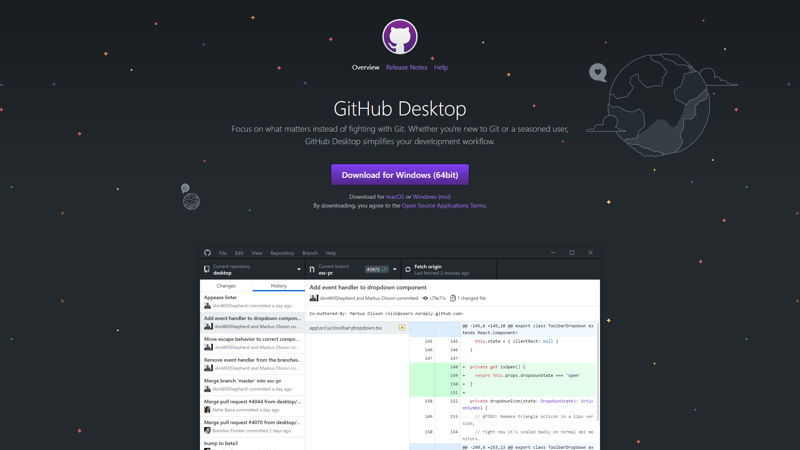 Github desktop best git gui client