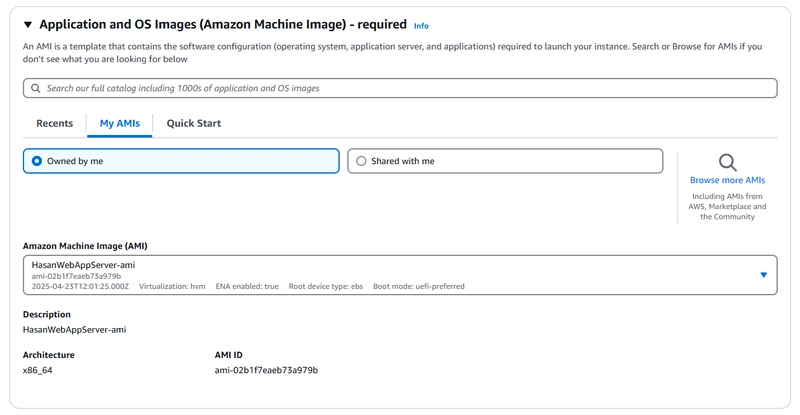 AMI ID Selection