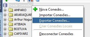 Exportar Connections do Developer Para o Visual Code