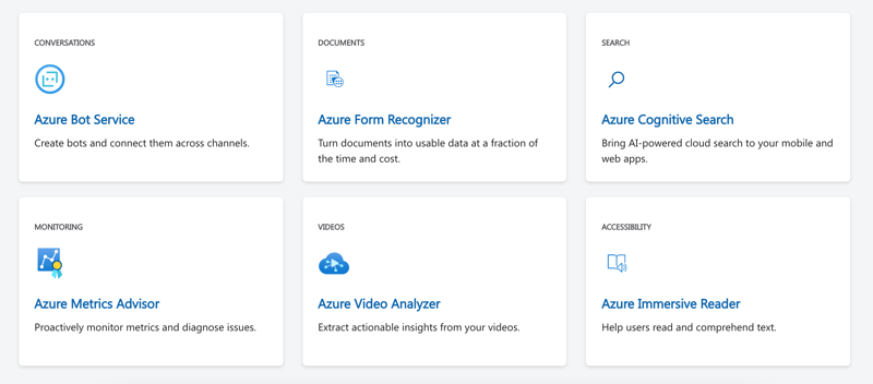 Azure Applied AI Services